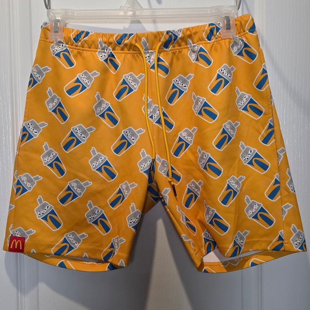 McDonald's McFlurry 25th birthday suit shorts sz S/M novelty
